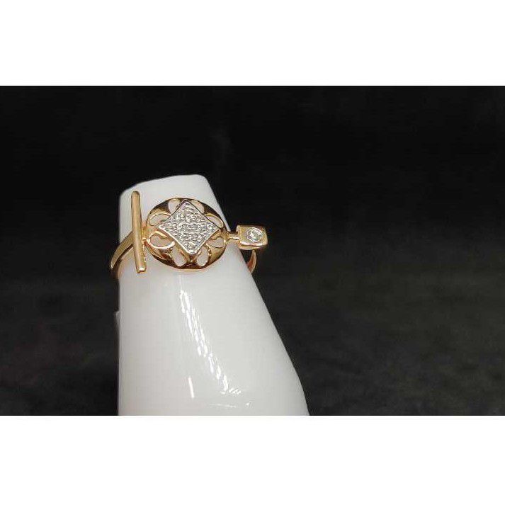 18k ladies rose gold ring