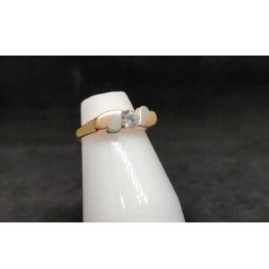 18k ladies rose gold ring