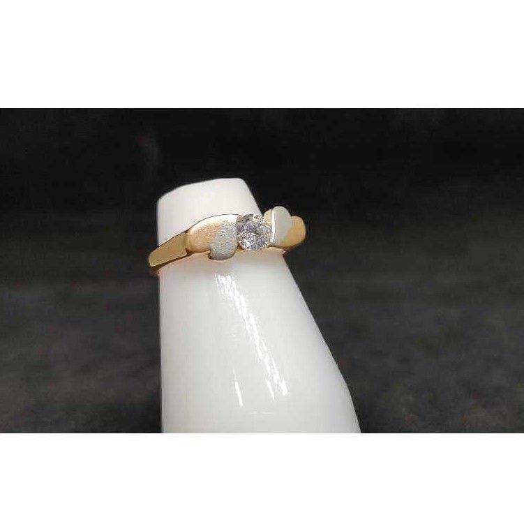 18k ladies rose gold ring