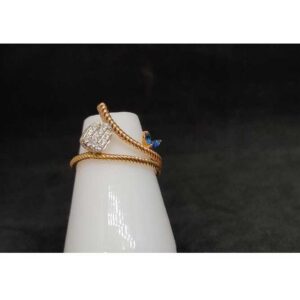 18K Ladies Rose Gold Fancy Ring