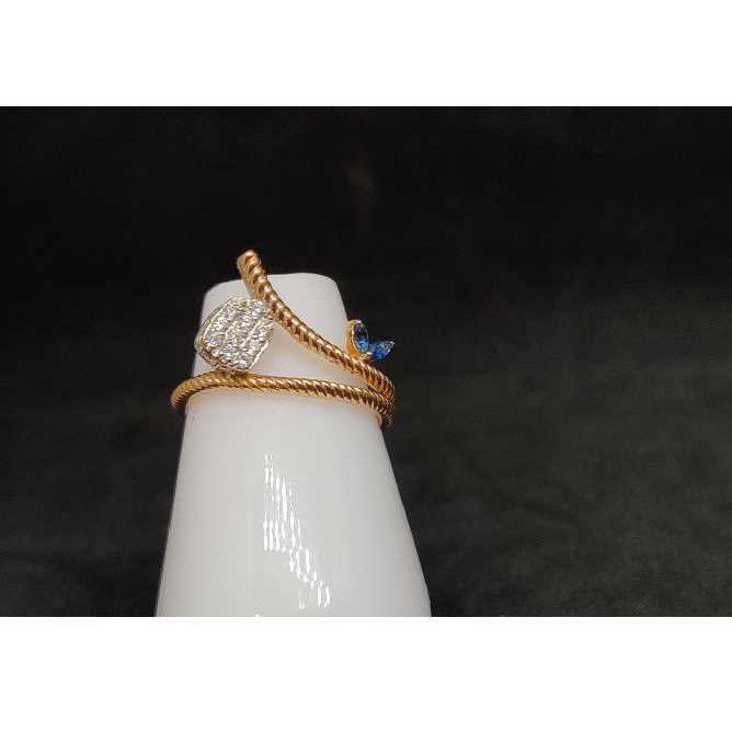 18K Ladies Rose Gold Fancy Ring