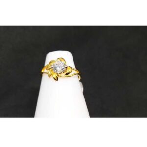 916 Ladies Single Stone Ring