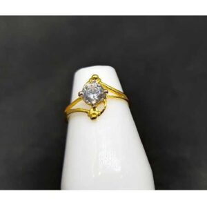 916 Ladies Single Stone Ring