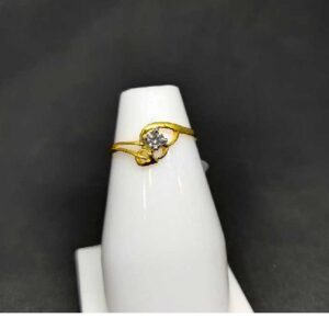916 Ladies Single Stone Ring