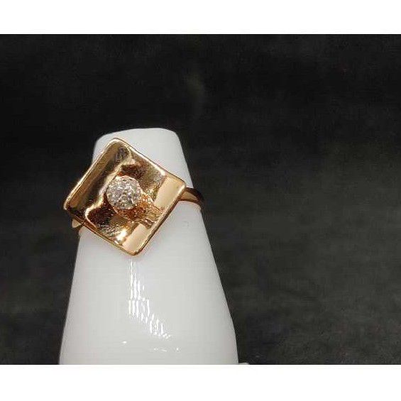 18k ladies rose gold ring