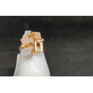 18k ladies rose gold ring