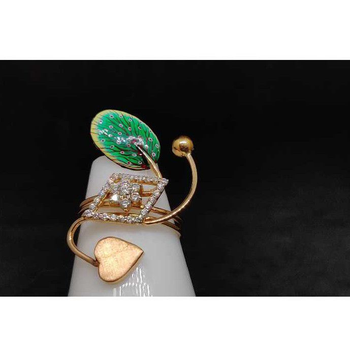 18K Ladies Rose Gold Ring