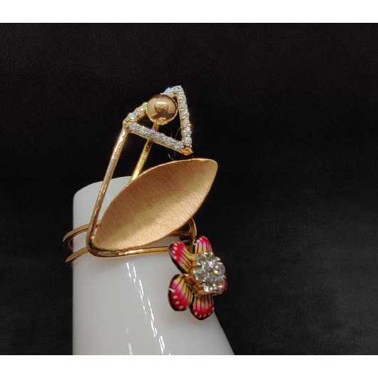 18K Ladies Rose Gold Ring