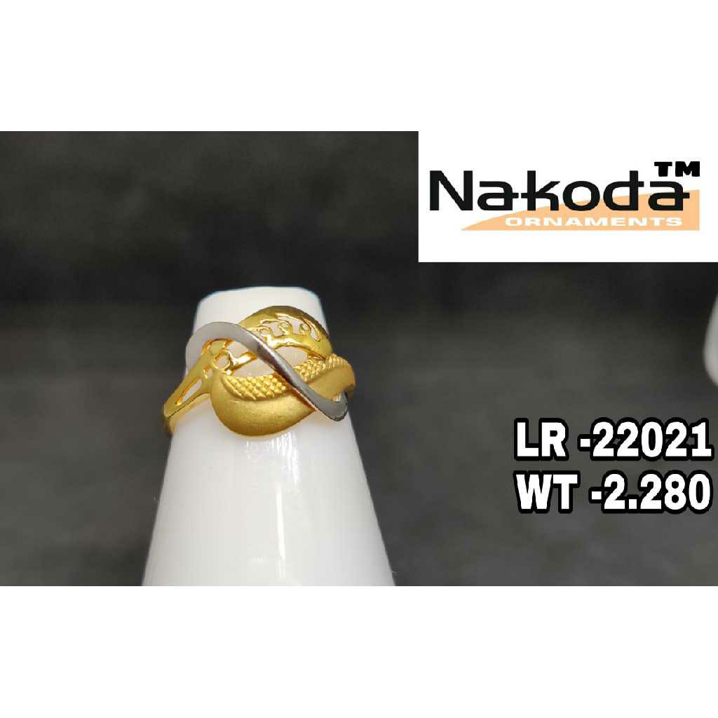 22K Ladies Fancy plain Gold Ring