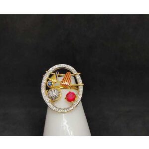 916 Ladies Fancy Gold Ring