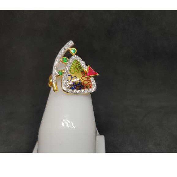 916 Ladies Fancy Gold Ring