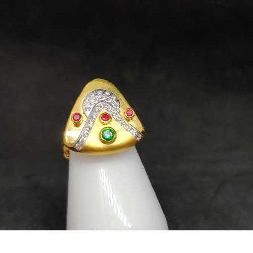 22K Ladies Fancy Gold Ring