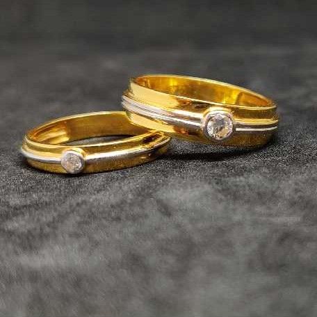 916 Exclusive Gold Couple Ring