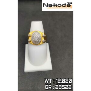 916 Men's Fancy gold ring