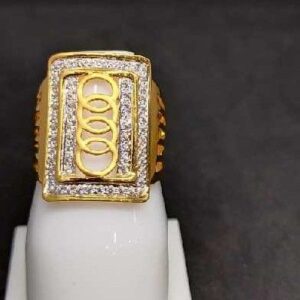 916 men's fancy gold ring