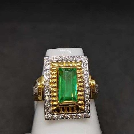 916 men's fancy gold ring