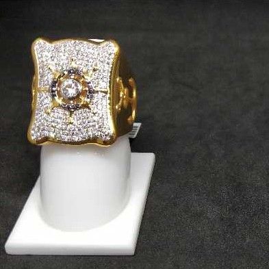 916 men's fancy gold ring