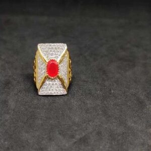 916 men's fancy gold ring