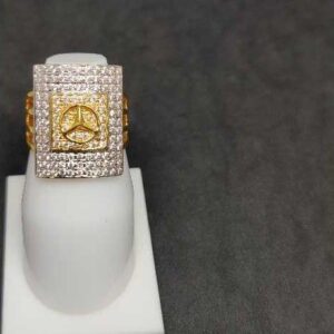 916 men's fancy gold ring