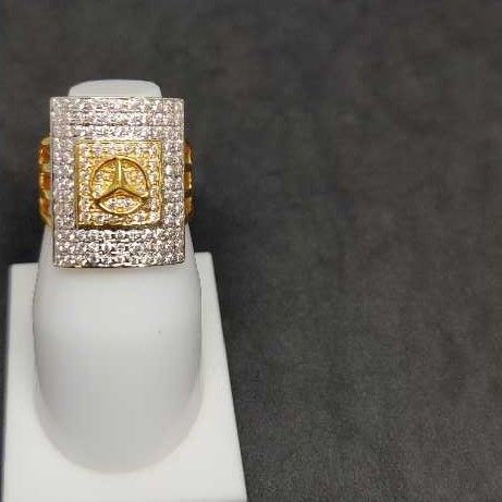 916 men's fancy gold ring