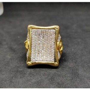 916 men's fancy gold ring