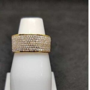916 Men's fancy gold ring