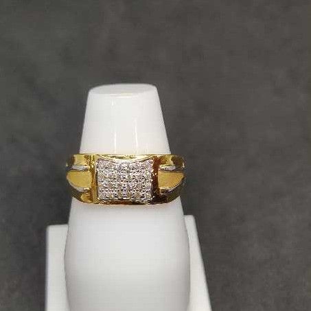 916 Men's fancy gold ring