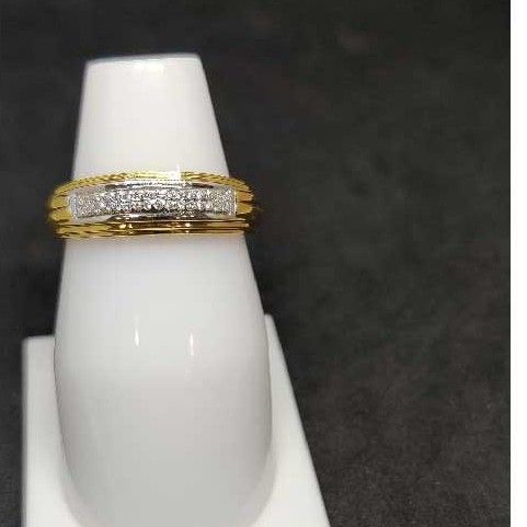 916 Men's fancy gold ring
