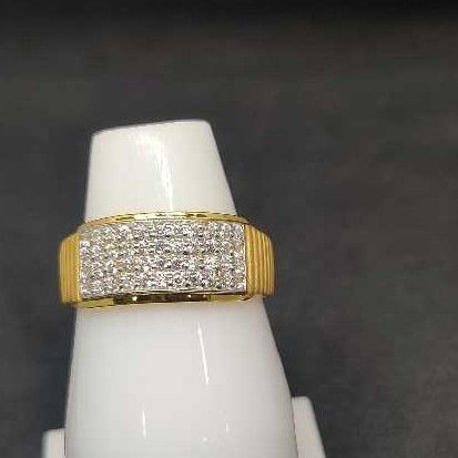 916 Men's fancy gold ring