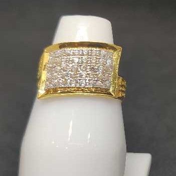 916 Men's fancy gold ring