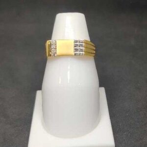 916 men's fancy gold ring