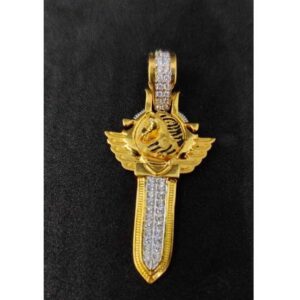 916 Gold fancy pendant For Men NO-44501