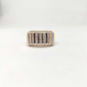 18Kt Rose Gold Simple Daily Wear Men's Ring-31322