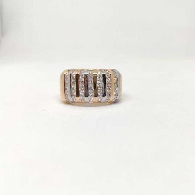18Kt Rose Gold Simple Daily Wear Men's Ring-31322