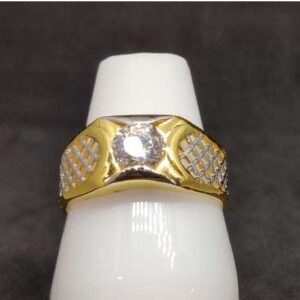 916 men's fancy gold ring