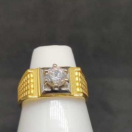 916 men's fancy gold ring