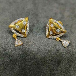 22k ladies gold earrings NO-20006