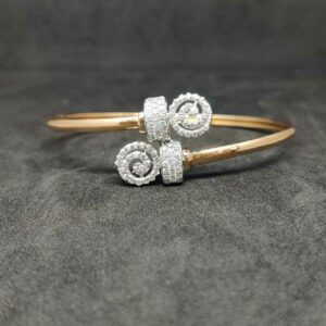 18k classic rose gold kada NO-28004