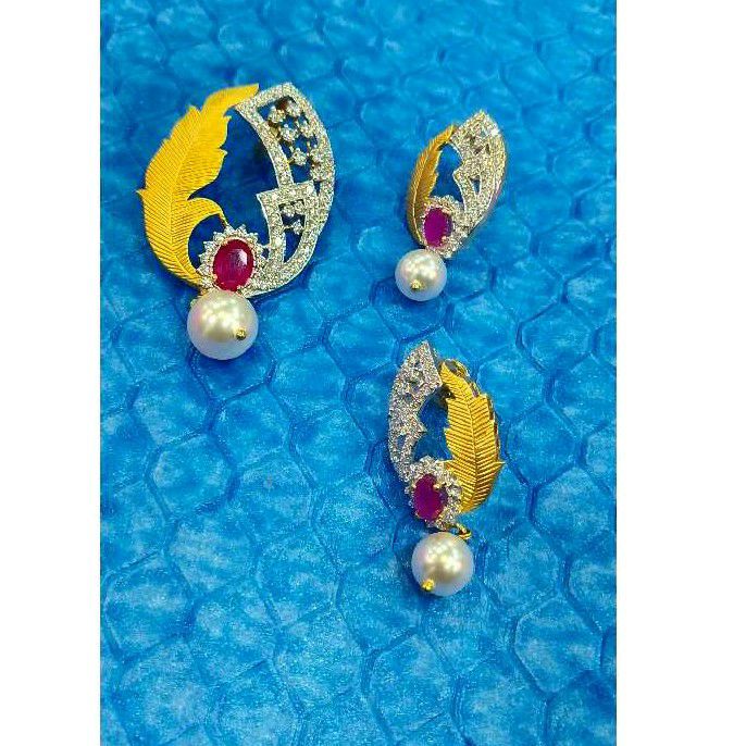 22k ladies exclusive pendant set NO-12009