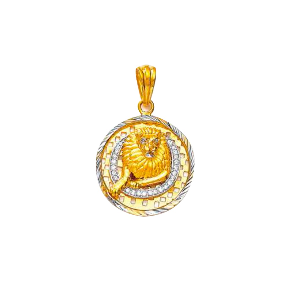 916 Gold Lion Pendant NP-114