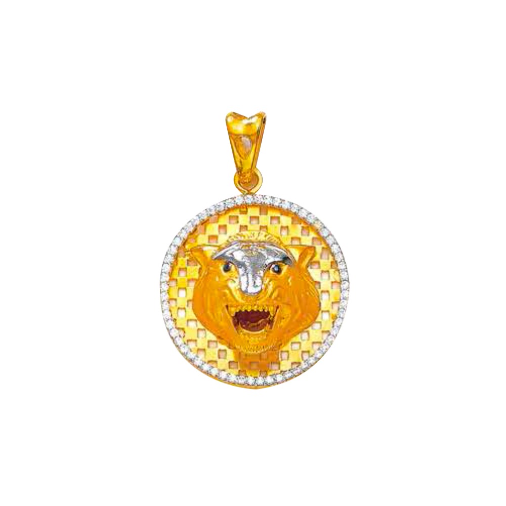 916 Gold Tiger Pendant NP-112