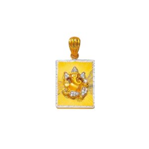 916 Gold Ganesh Pendant NP-108