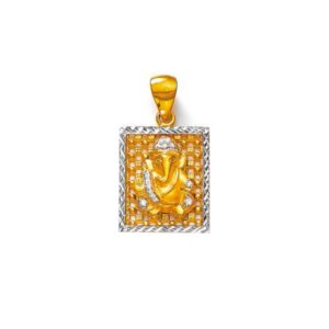 22KT Gold Ganesha Pendant NP-106