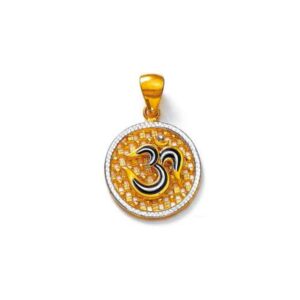 916 Gold Om Pendant NP-101