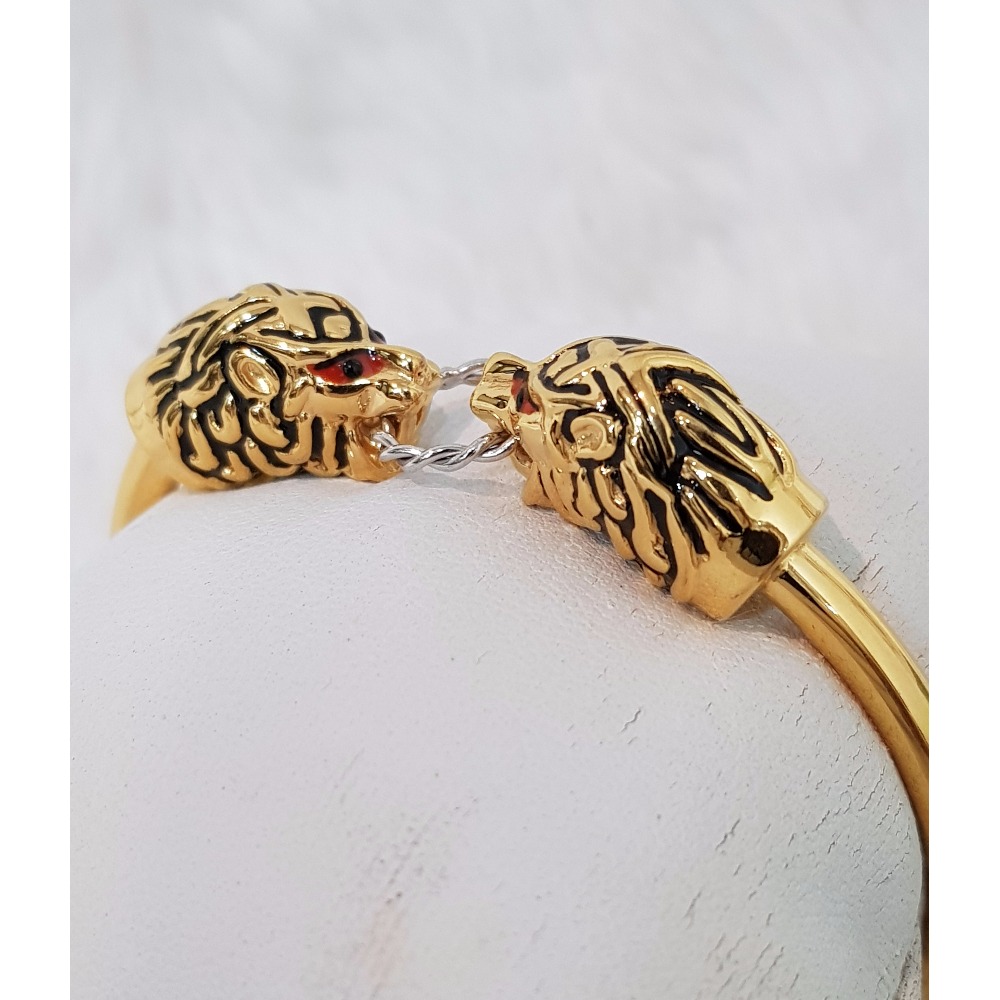 916 Gold Modern Gents Kada - Image 2
