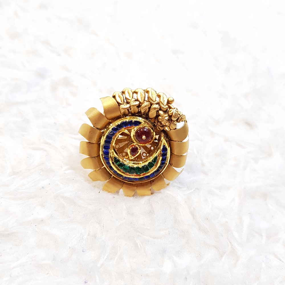22KT Gold Fancy ladies Wedding Rings