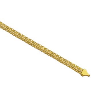 22KT/916 Yellow Gold Machine Cut Attractive Chain