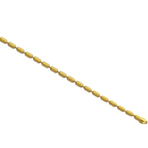 22KT/916 Yellow Gold Capsule Style Machine Cut Chain