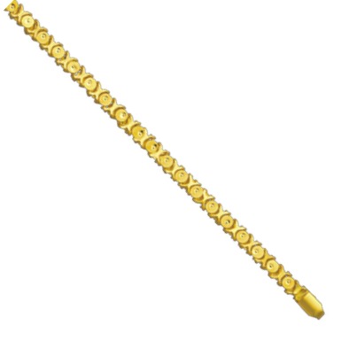 22KT Yellow Gold Coimbatore Handmade Stylish Vertical Gold Chains