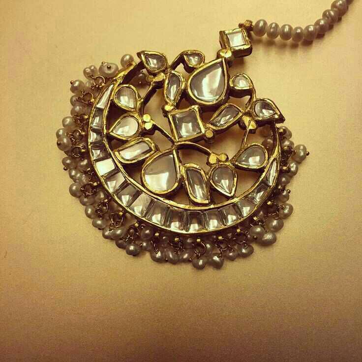 22K / 916 Gold Ladies Bikaneri Hair Tikka